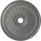 Ekena Millwork Oakleaf Ceiling Medallion (Fits Canopies up to 6 1/4"), 29 1/8"OD x 3 5/8"ID x 1"P, Silver CM29OASLS - alternate 1